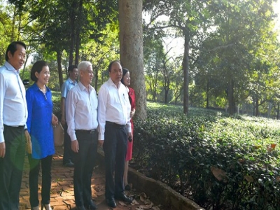 Thủ tướng Nguyễn Xuân Phúc thăm mô hình du lịch sinh thái Mỹ Lệ tại Bình Phước